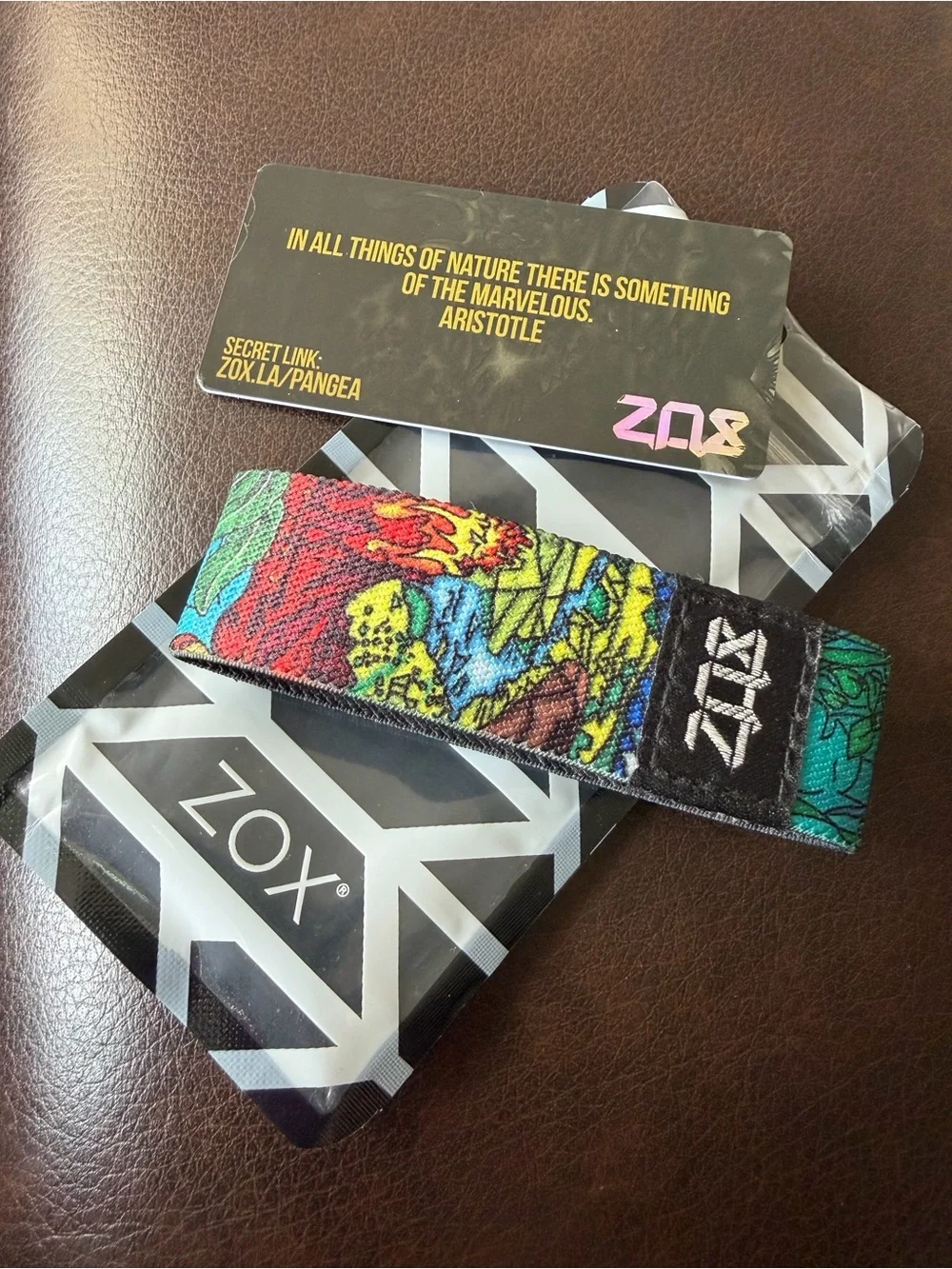 ZOX Legends Fabric Wristband: “Pangea” (Retired)